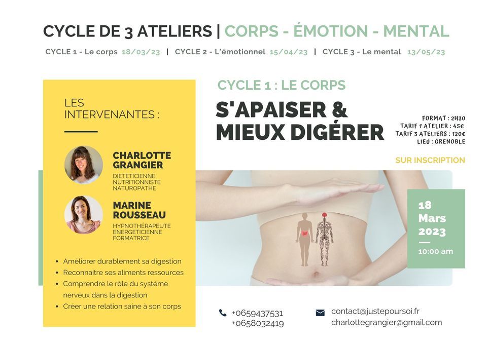 Cycle 1 : Le corps | S'apaiser & mieux dig\u00e9rer