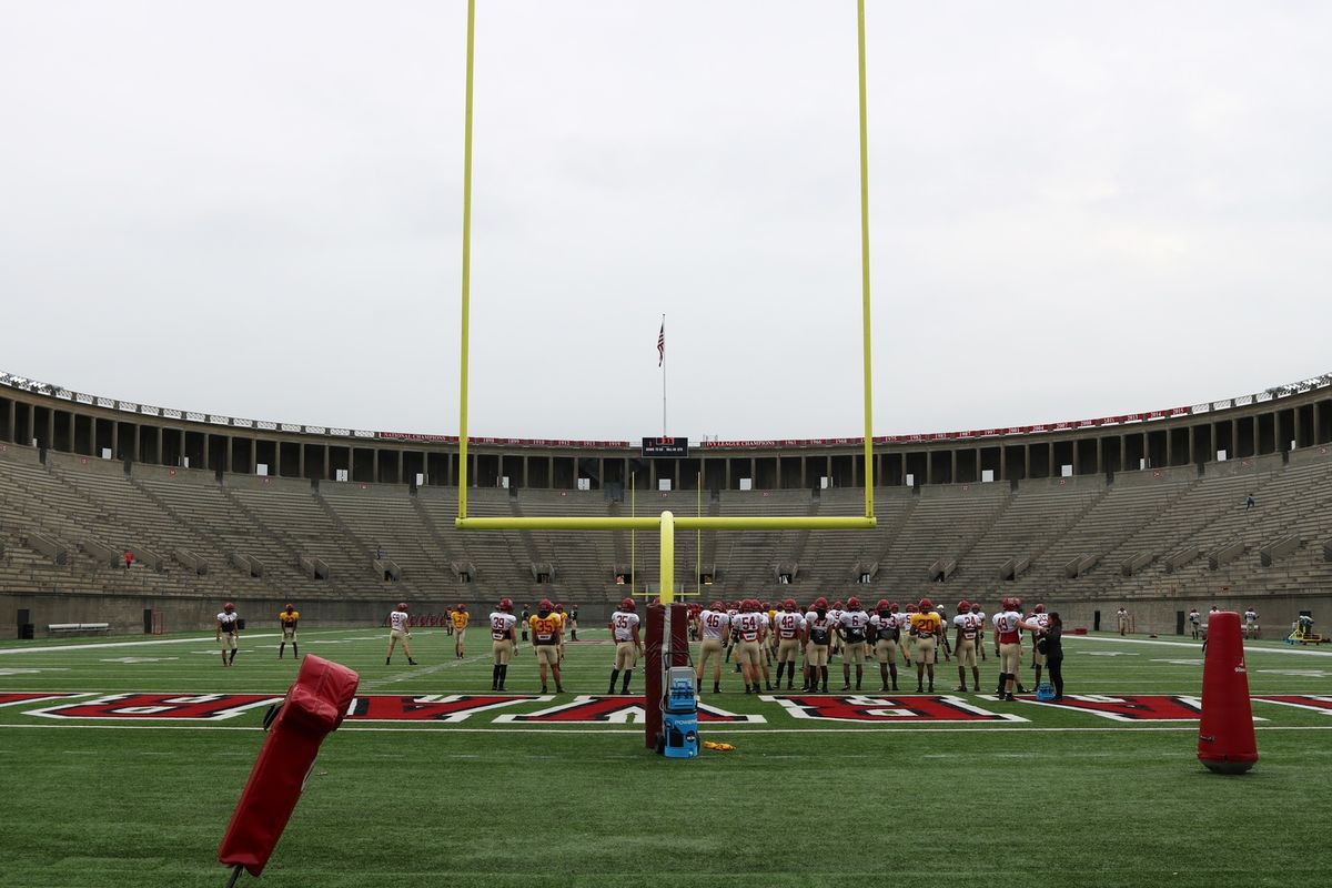Harvard Crimson at Stetson Hatters Football at Spec Martin Stadium