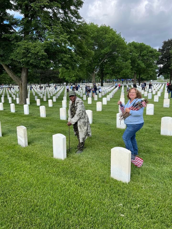 Memorial Day Flag Placement Rock Island Arsenal May 25, 2023