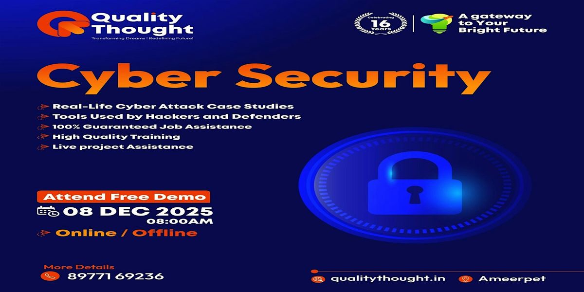 Cyber Security Course Free DEMO 8 DEC, 2025