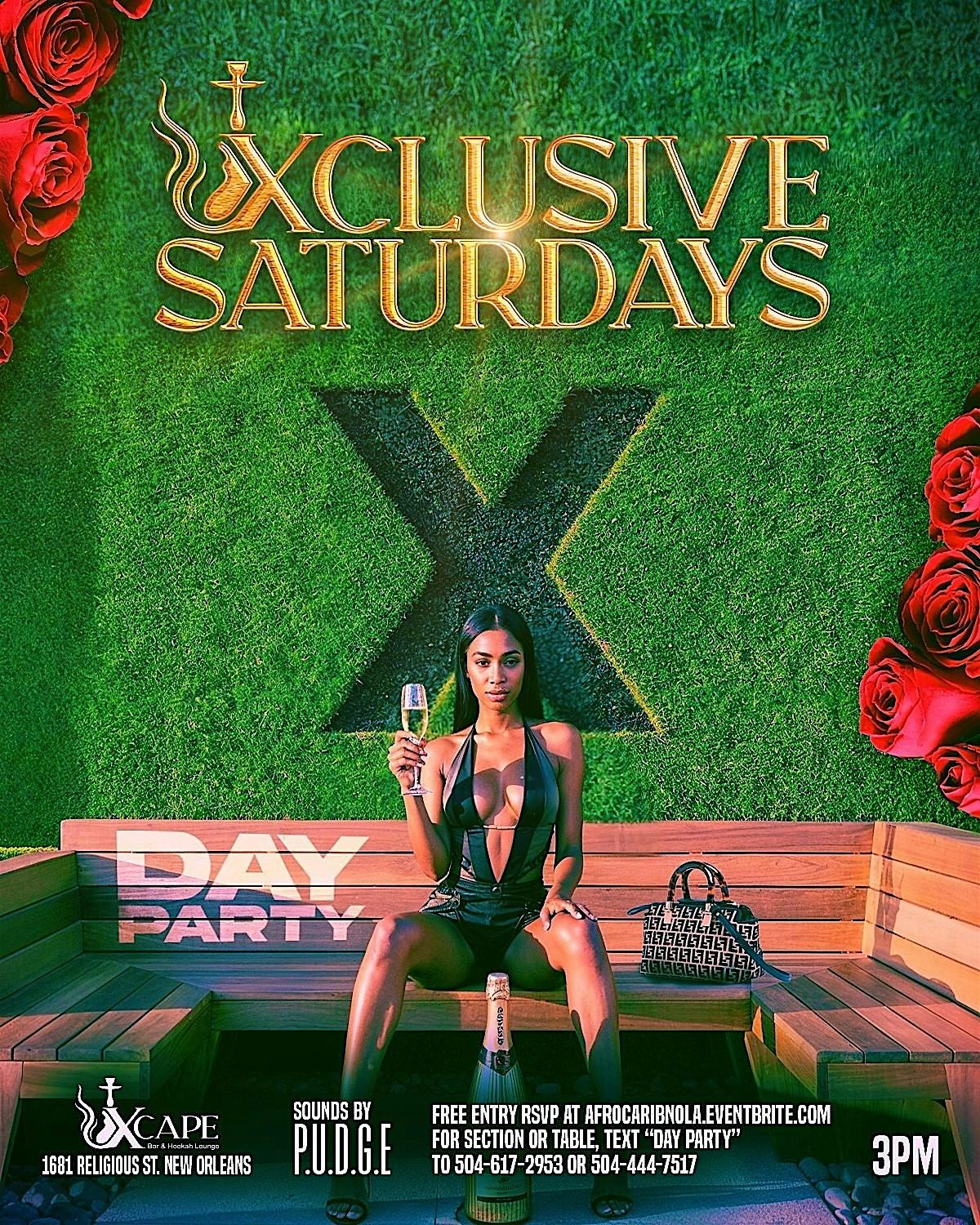 XCLUSIVE SATURDAYS - Day Party at XCAPE