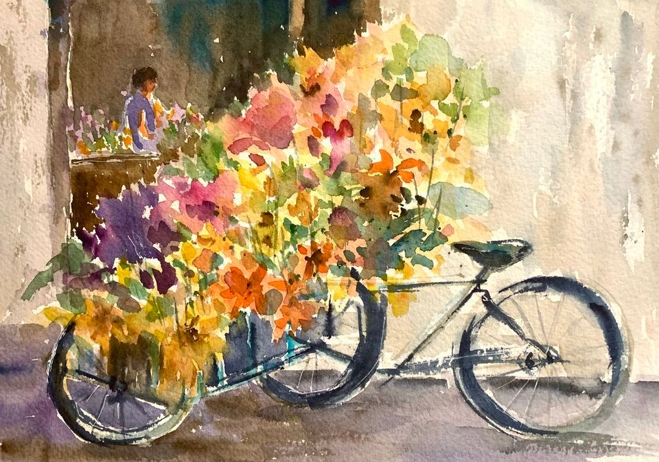 Expressive Watercolor Painting with Misuk Goltz (6-sessions)