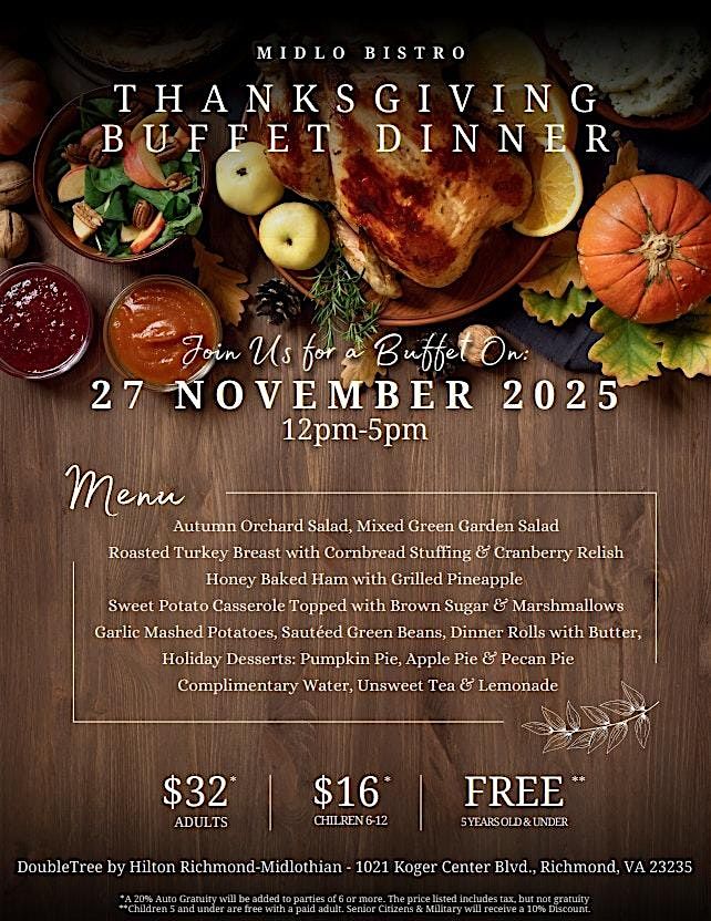 Thanksgiving Buffet Reservations