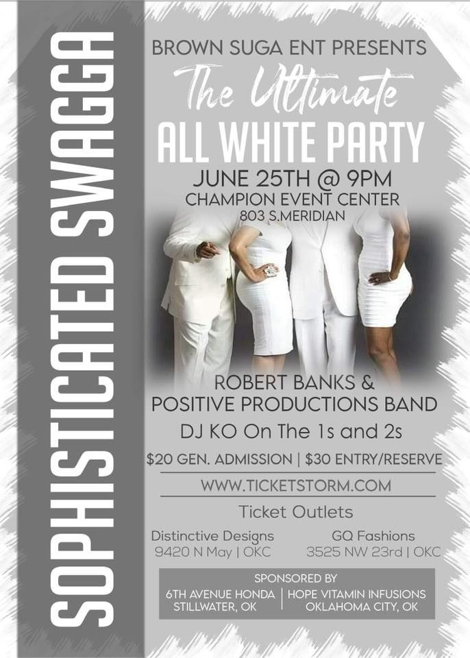 Ultimate All White Party 803 S Meridian Ave Oklahoma City OK 73108 Ultimate All White Party 803 S Meridian Ave Oklahoma City OK 73108