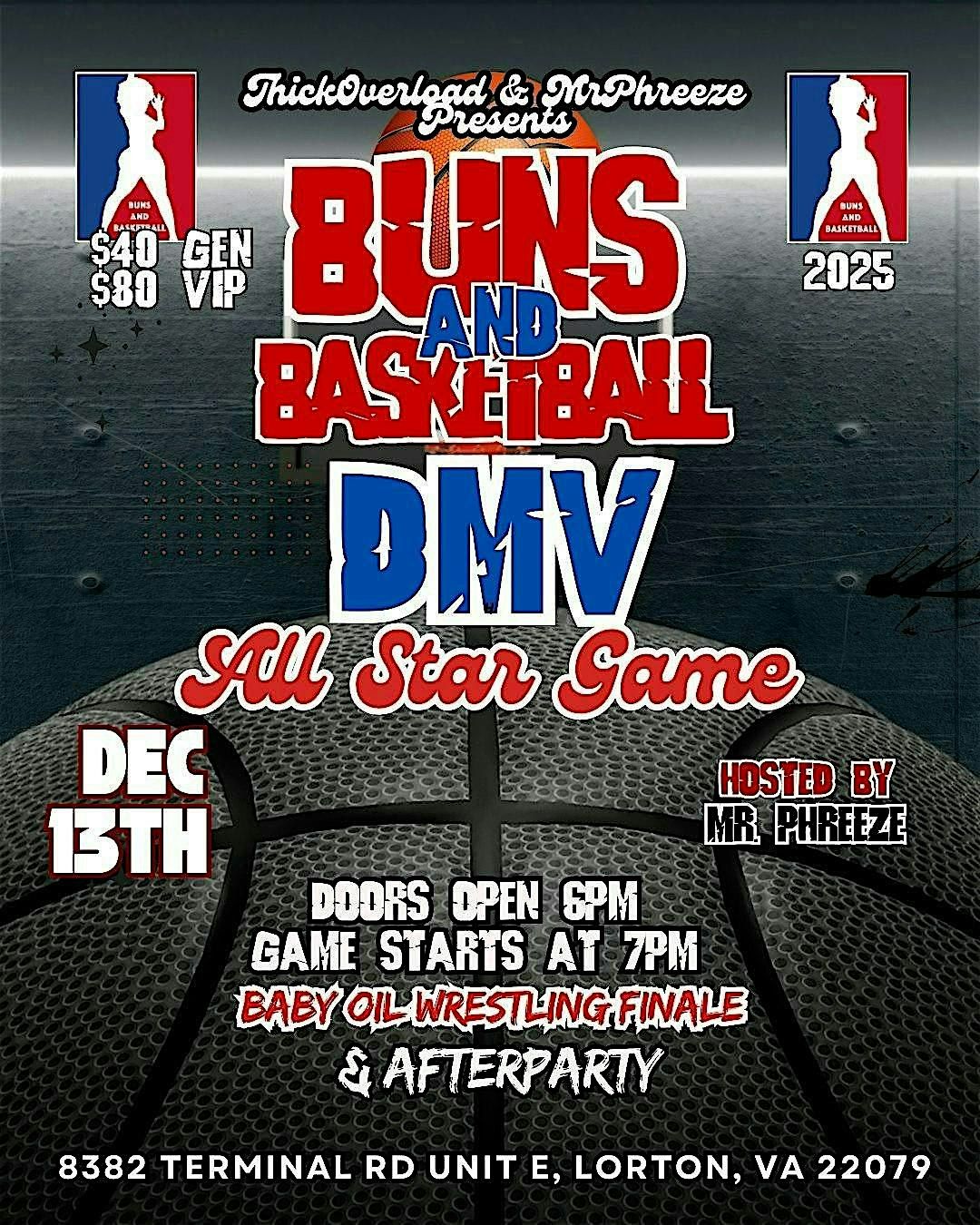 Buns and Basketball All Star Game - DMV - Dec 13 2025