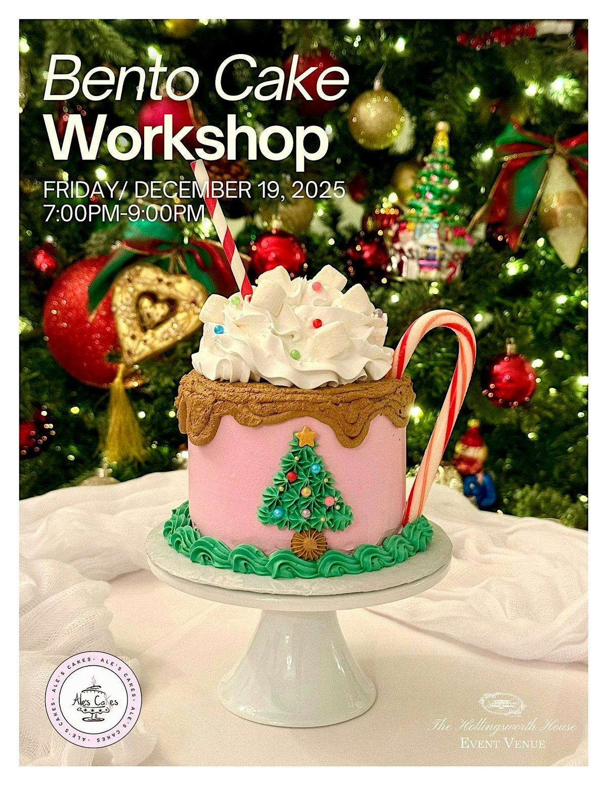 Christmas Bento Cake Decorating Workshop