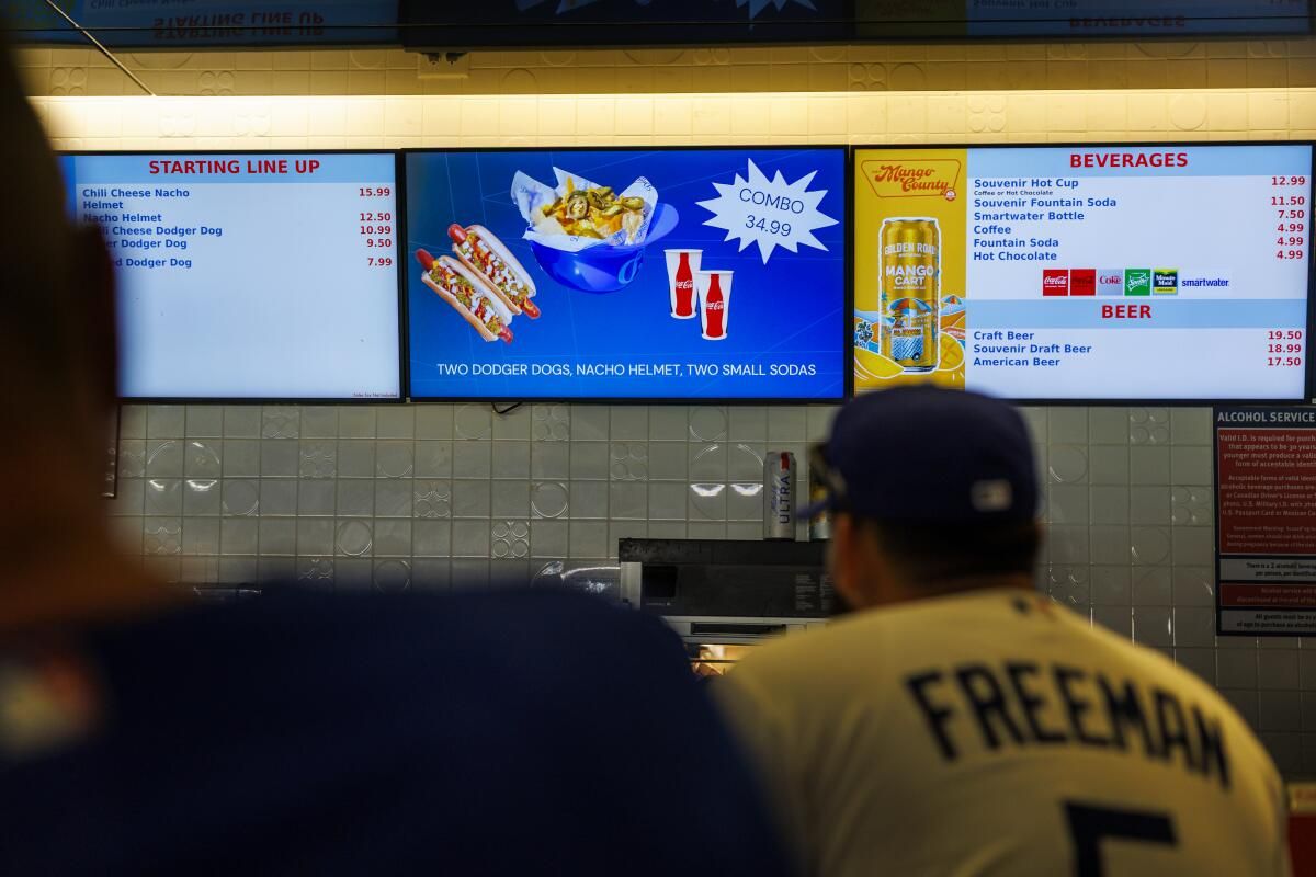 Parking Chicago Cubs at Los Angeles Dodgers