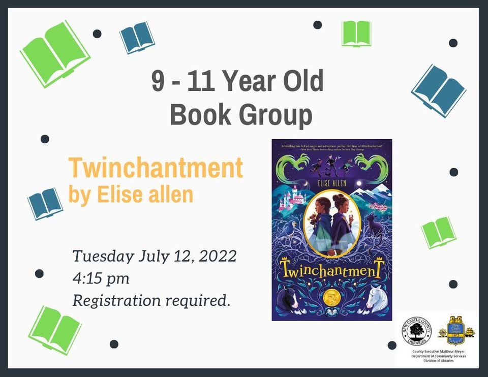 9 11 Year Olds Kids Book Group Hockessin Public Library July 12, 2022