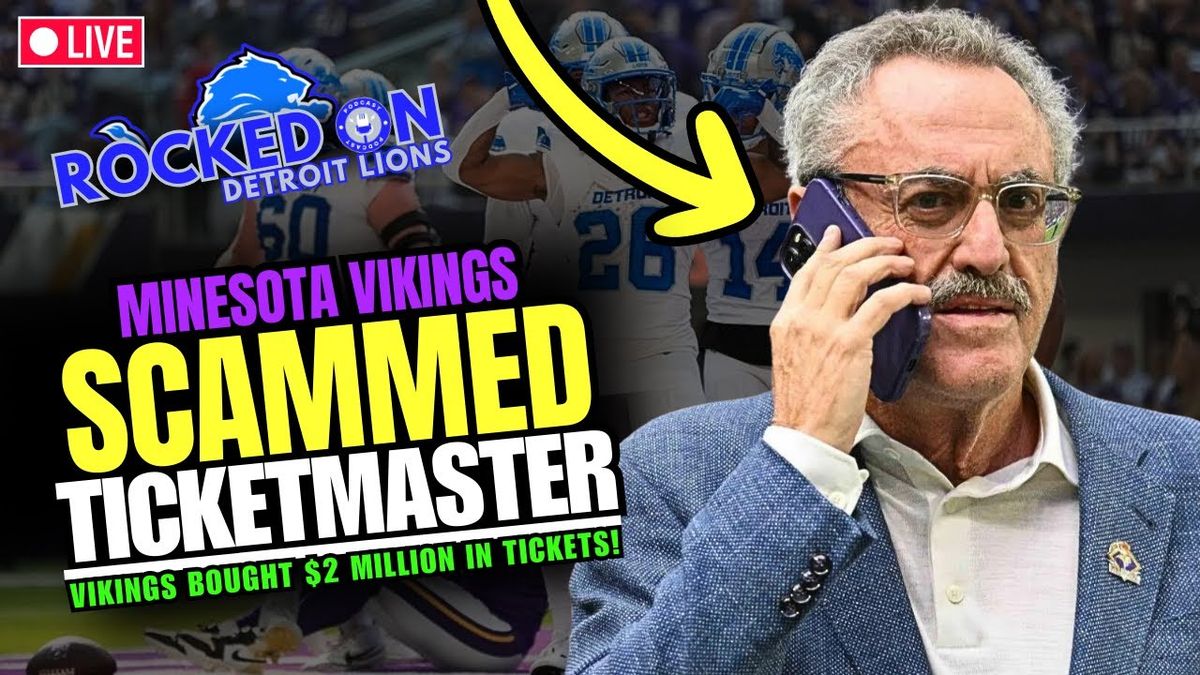 Detroit Lions at Minnesota Vikings Tickets