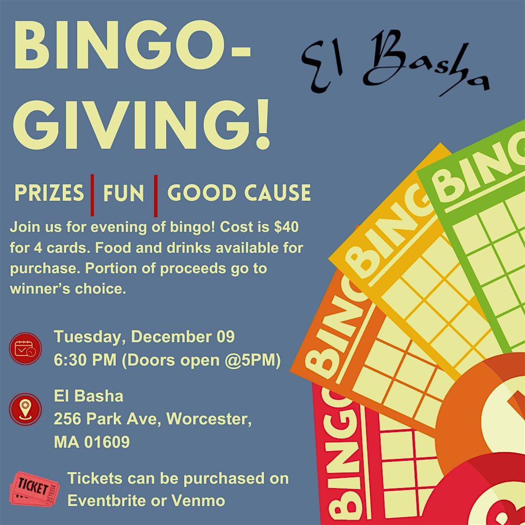 Bingo Giving at El Basha