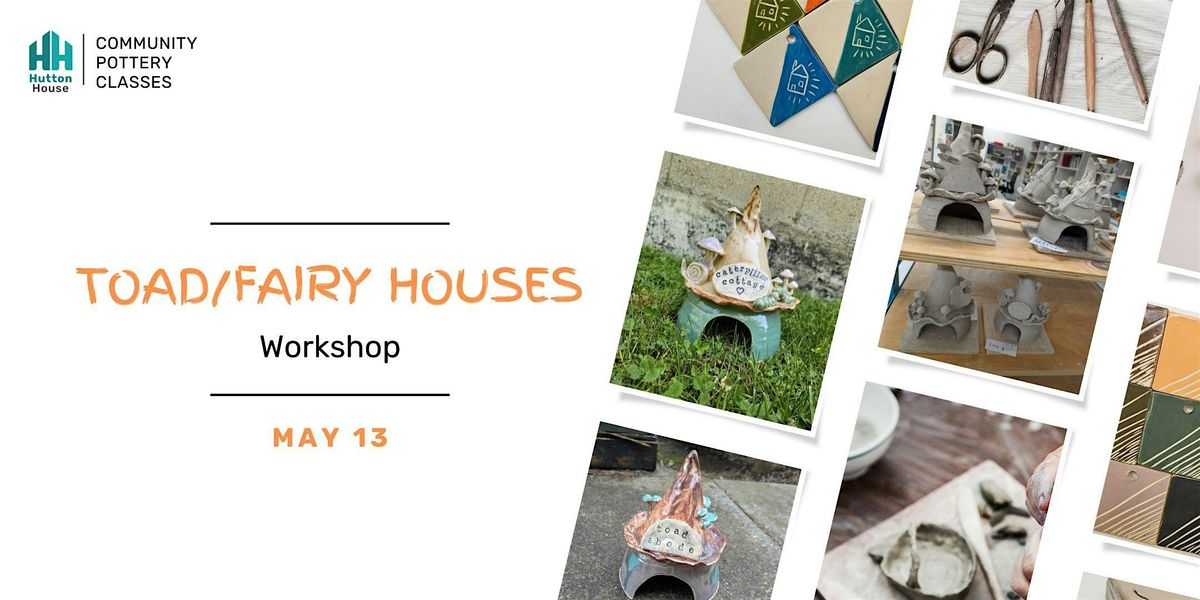 Hutton House Clay Toad\/Fairy House