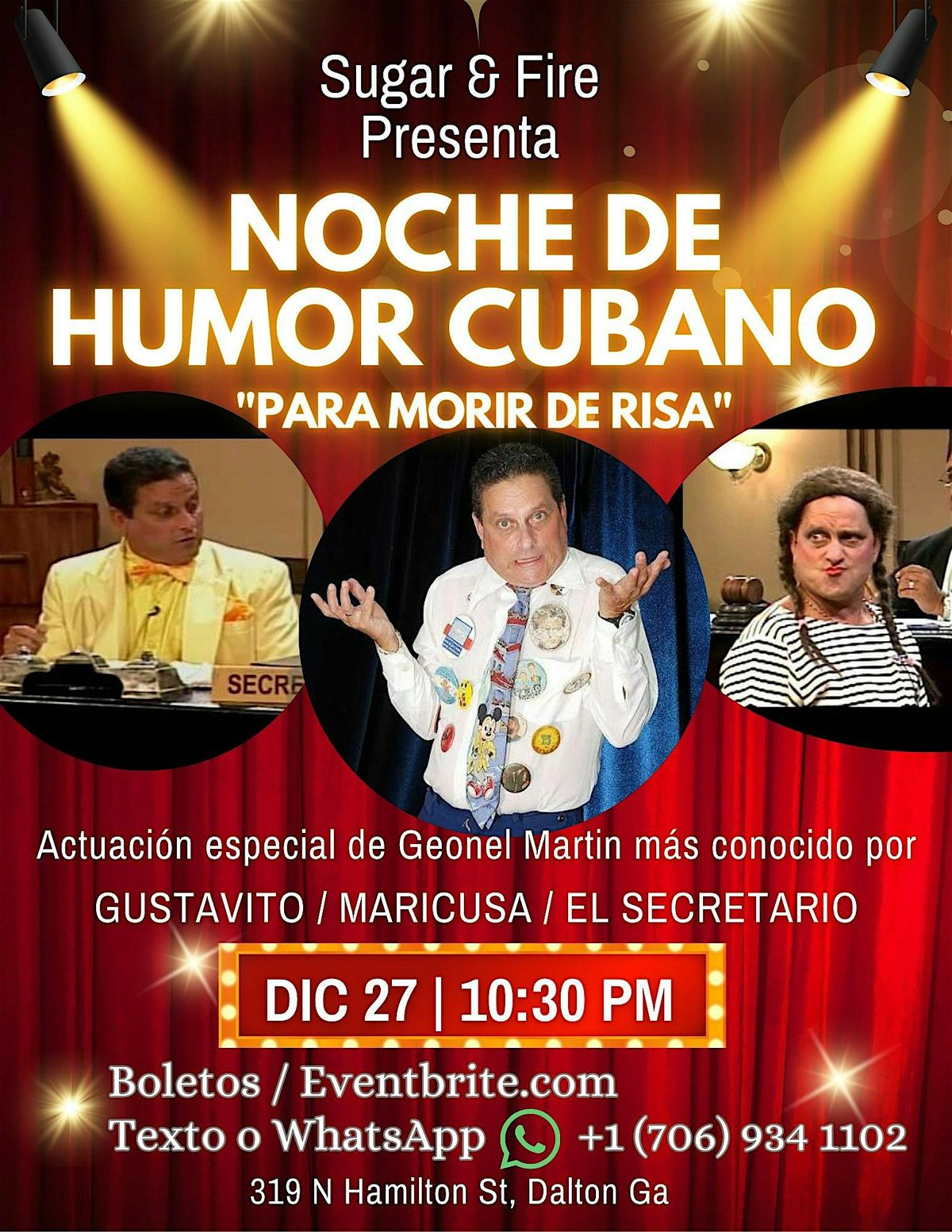 Super Noche de Humor con Geonel Mart\u00edn "Gustavito - Maricusa - Secretario\u201d