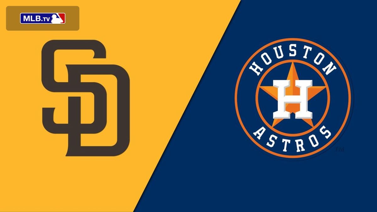 Houston Astros at San Diego Padres
