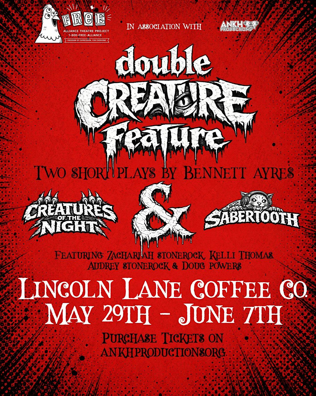 Double Creature Feature: Two Short Plays by Bennett Ayres