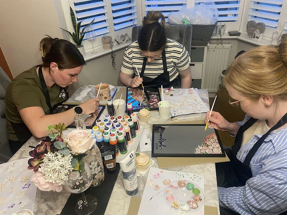 Mirror \u2022 Vase \u2022 Wine Glass Painting Workshop