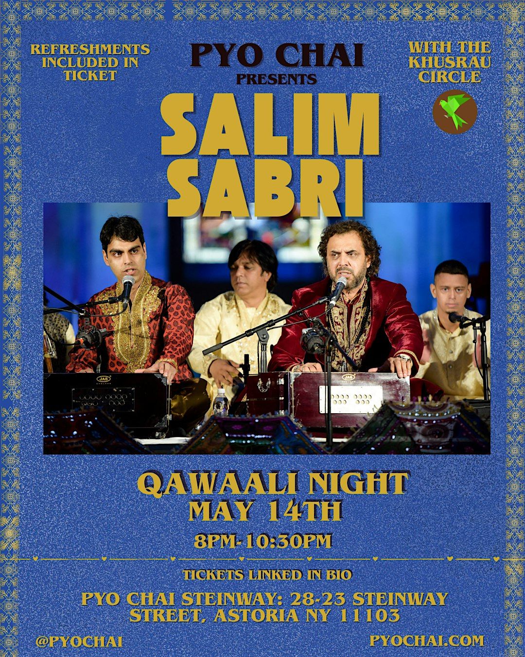 PYO Chai Presents: Qawwali Night with Salim Sabri