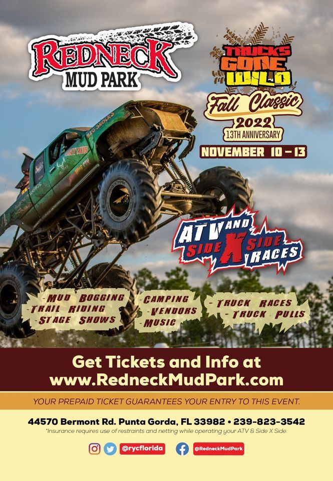 Trucks Gone Wild Fall Classic at Redneck Mud Park Redneck Mud Park