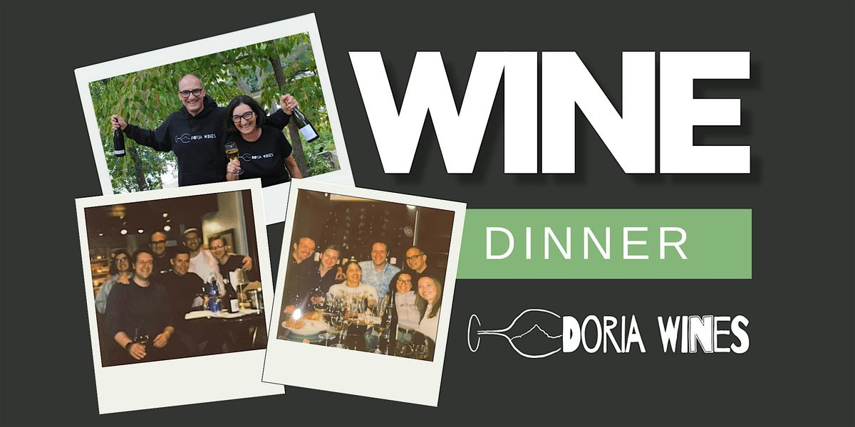 Wine Dinner with Italian Importer Doria Wines