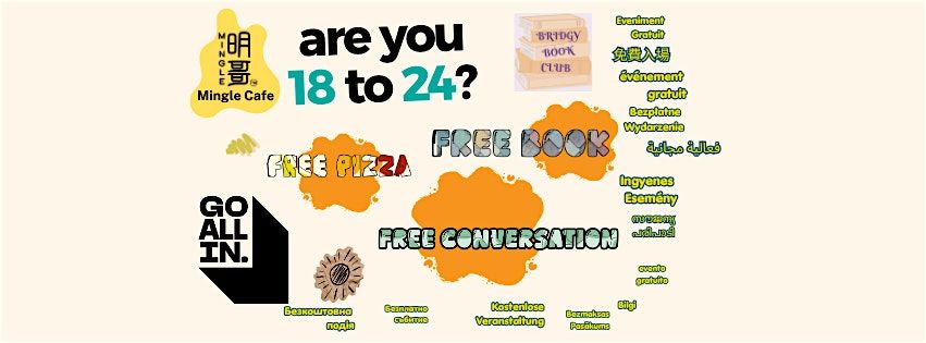 Free Book, Free Conversation over Pizzas.
