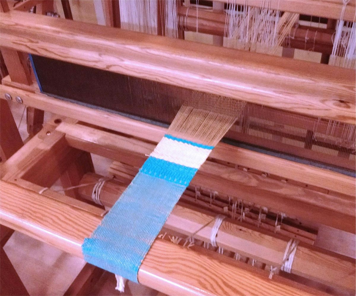 Jan 2026 - Beginning Weaving class - on a 4 harness loom