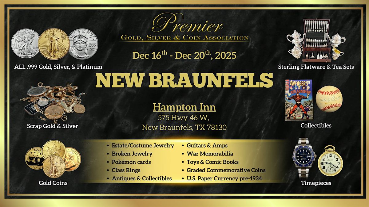 New Braunfels, TX FREE 5- Day Event