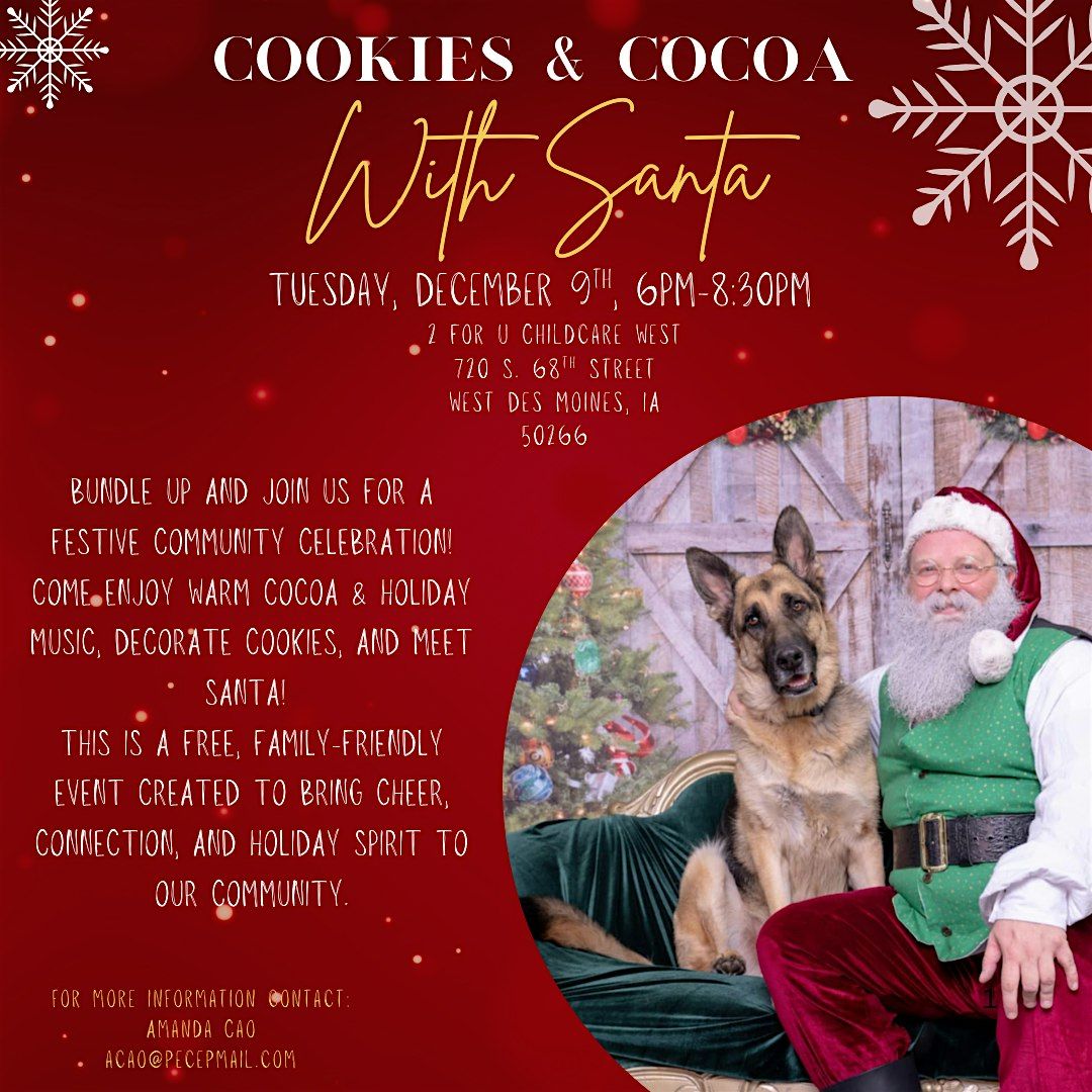 Cookies and Cocoa with Santa!