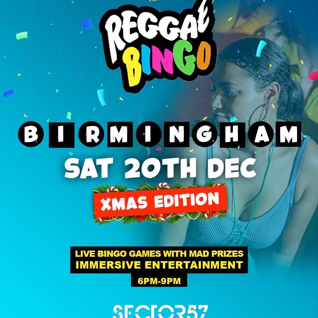Reggae BINGO - Birmingham - Sat 20th December - XMAS SPECIAL