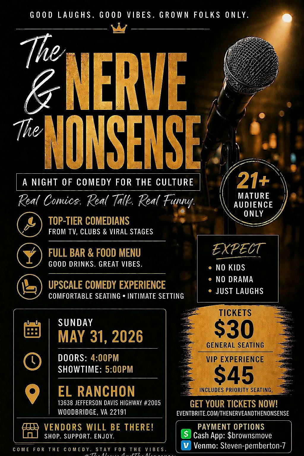 The Nerve & The Nonsense Comedy Show