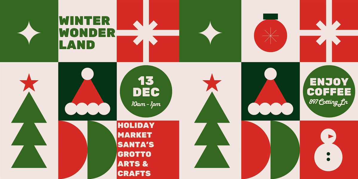 Winter Wonderland at Enjoy Coffee