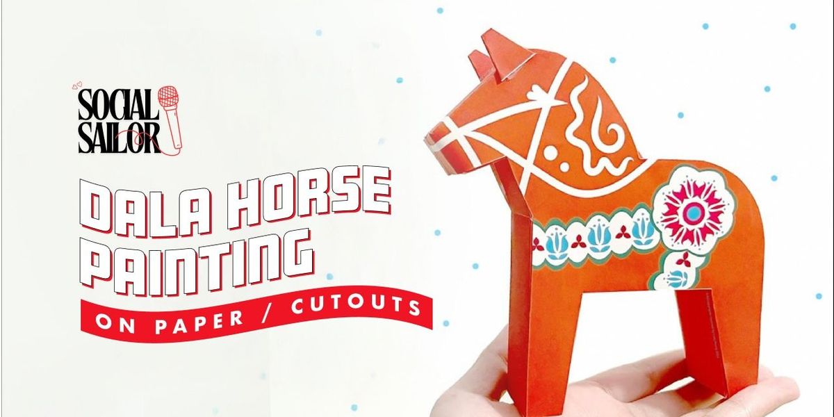 Swedish Dala Horse Painting Workshop - Kolkata