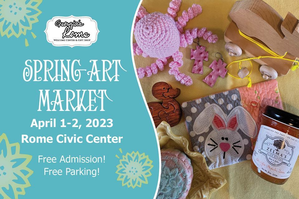 Georgias Rome Spring Art Market at Rome Civic Center on 1st April, 2023