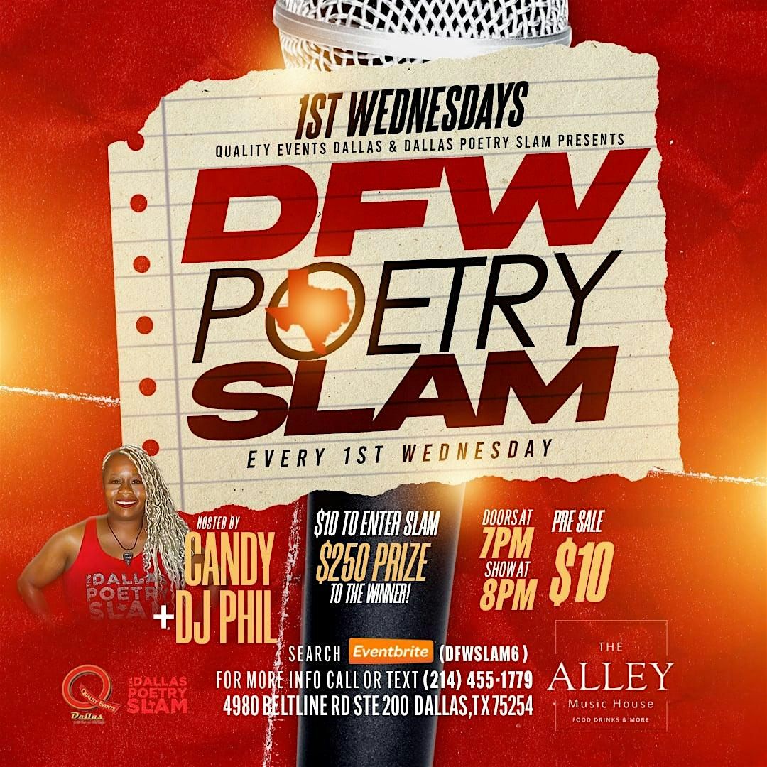 $250 DFW Poetry Slam (Blindfold Slam)
