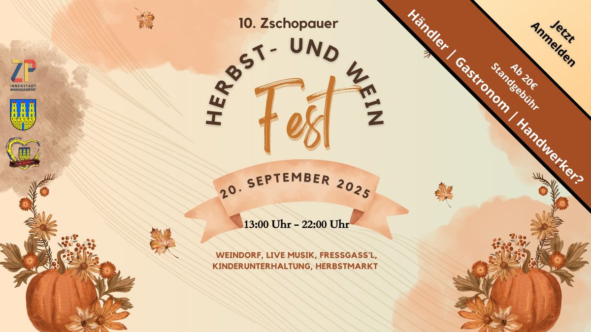 10. Zschopauer Herbst und Weinfest Zschopau Markt, Chemnitz, SN