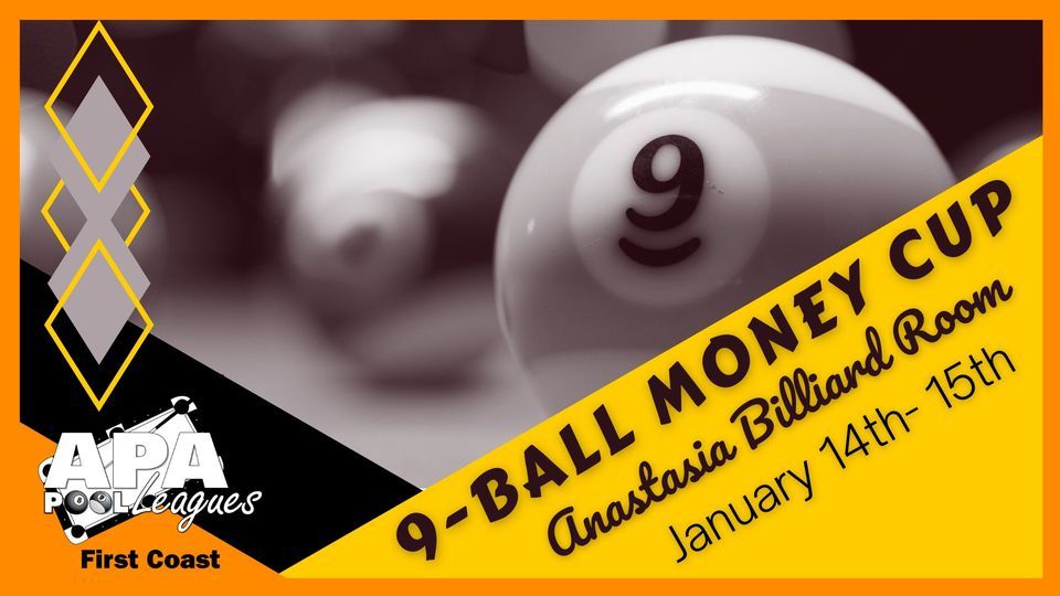 2022 Fall 9-Ball Money Cup | Anastasia Billiard Room, Augustine, FL