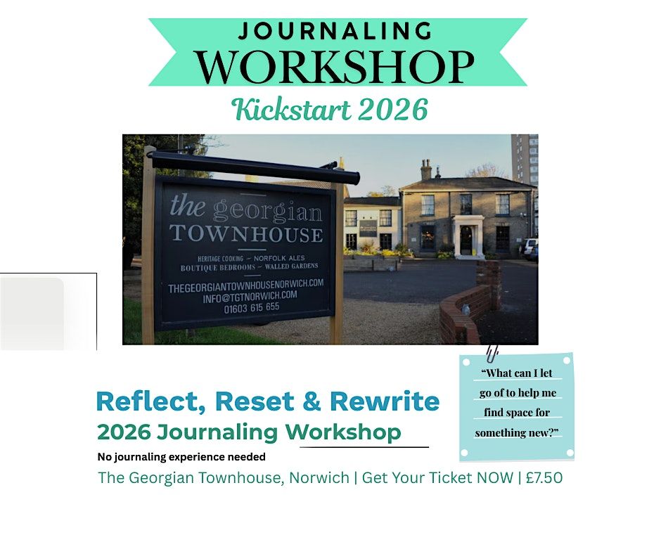 Journaling Workshop: 2026 Kickstart - Reflect, Reset & Rewrite