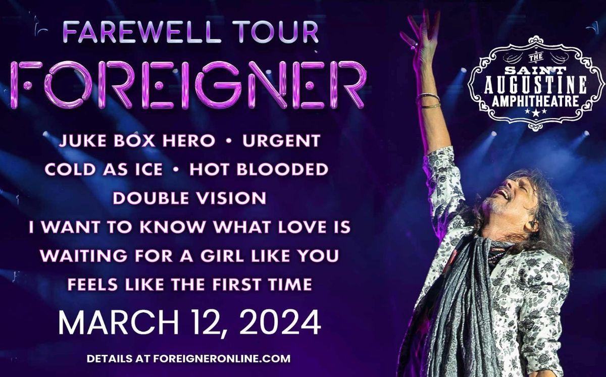 Foreigner at Abraham Chavez Theatre