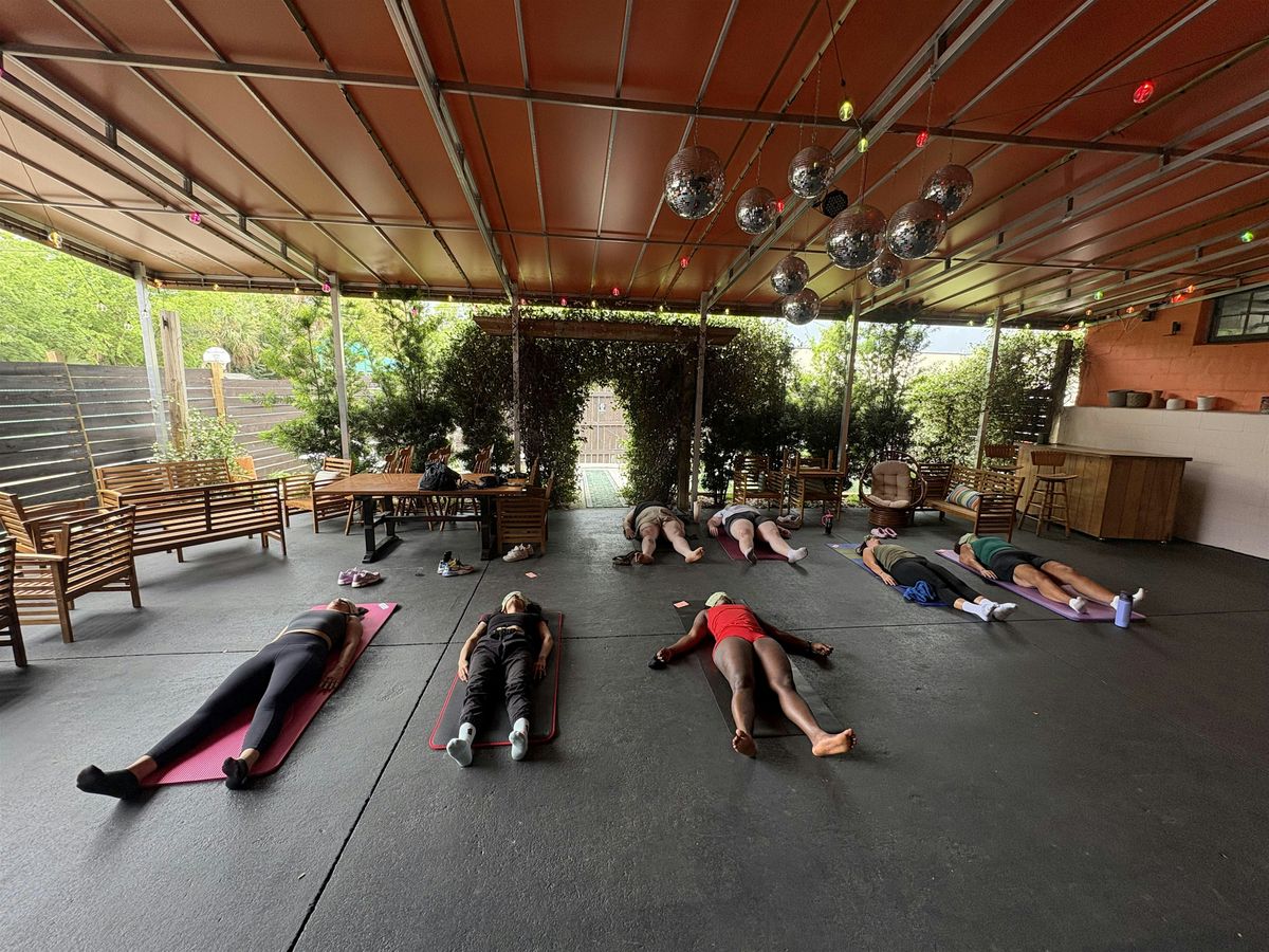 Yoga at Juice Wine Bar
