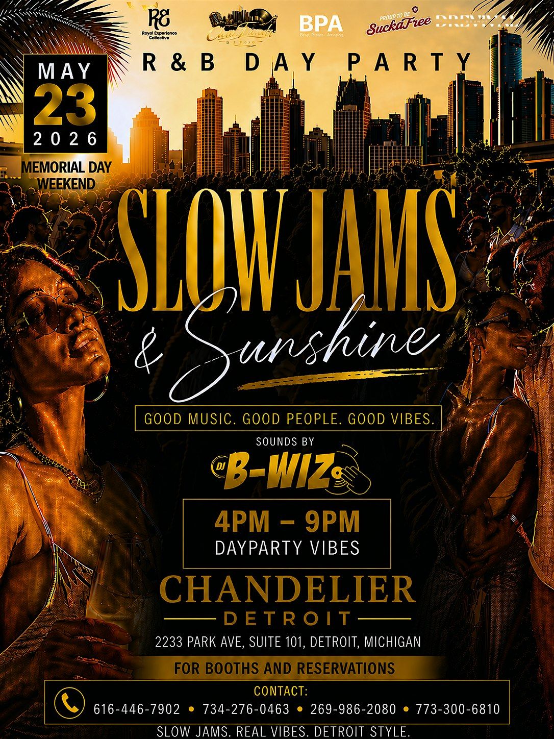 SLOW JAMS & SUNSHINE: R&B DAY PARTY MEMORIAL DAY WEEKEND