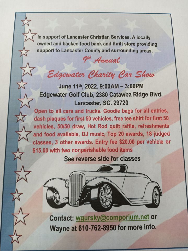 9th Annual Edgewater Charity Car Show