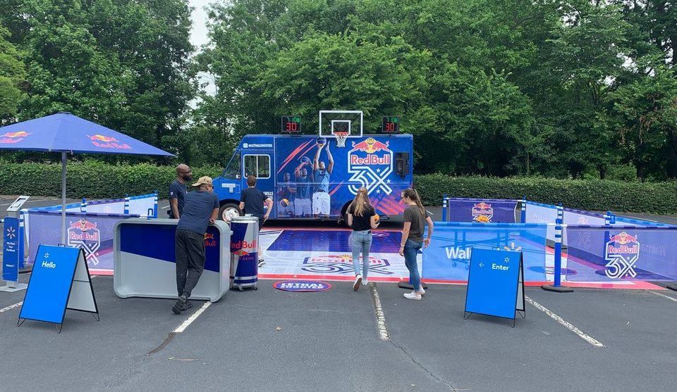 Red Bull 3X Basketball Tour Walmart Greensboro Battleground Ave