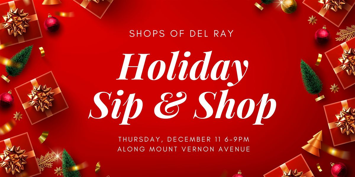 Shops of Del Ray's Holiday Sip & Shop