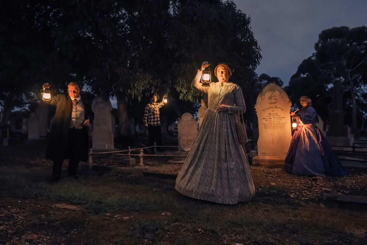 Tragic Tales! West Terrace Cemetery by Night