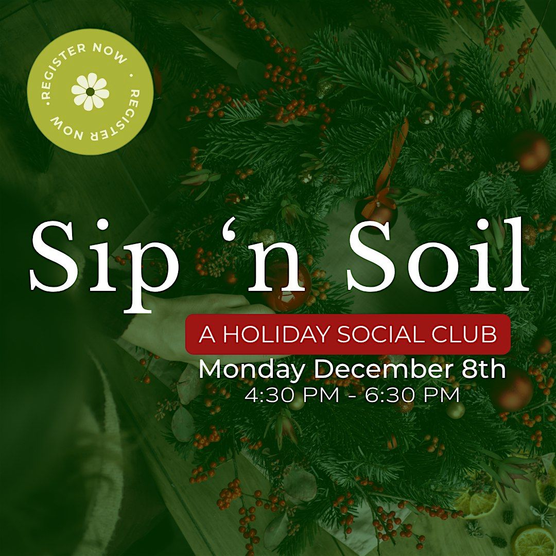 Sip 'N Soil | Living Greenery Mailbox Swag