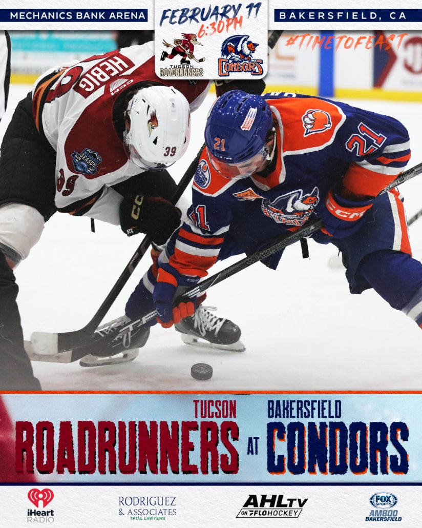 Bakersfield Condors vs. Tucson Roadrunners