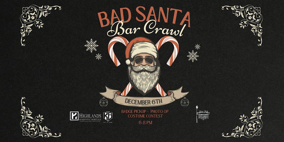 Bad Santa Bar Crawl