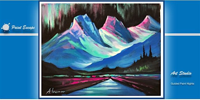 Paint Night-Three Sisters Aurora