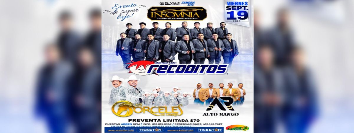 BANDA LOS RECODITOS Y MAS