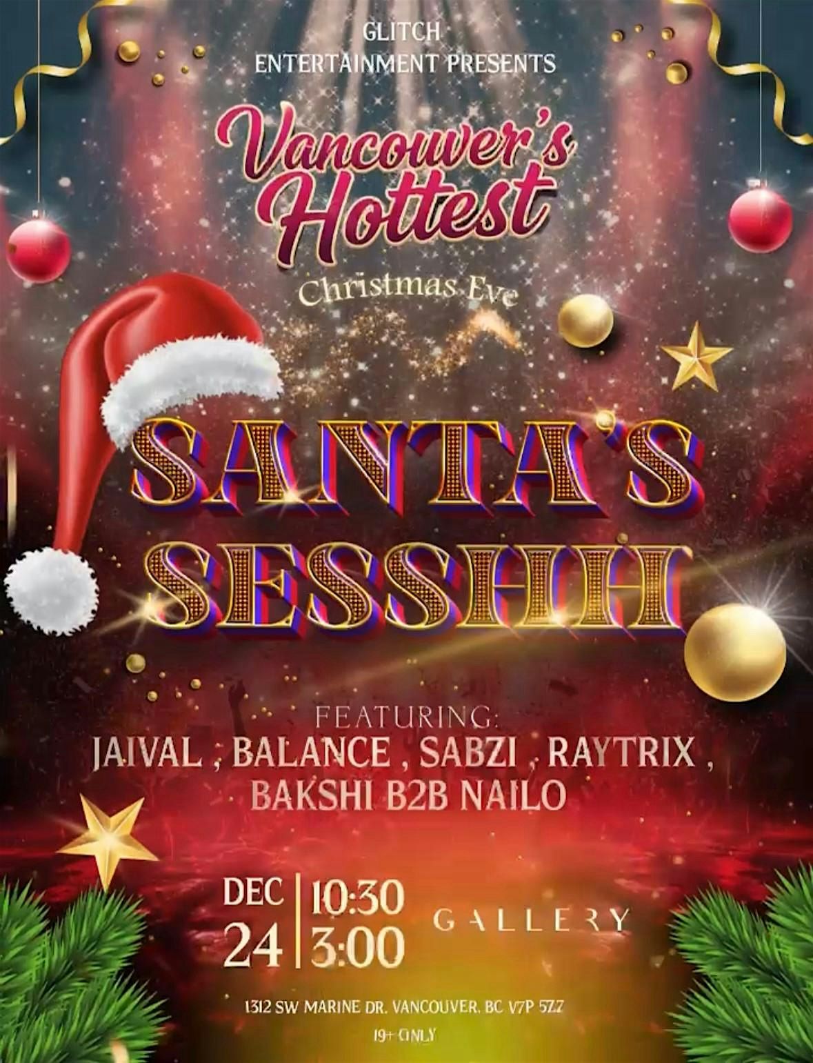 SANTA'S SESSHH - Vancouver's hottest Christmas Eve
