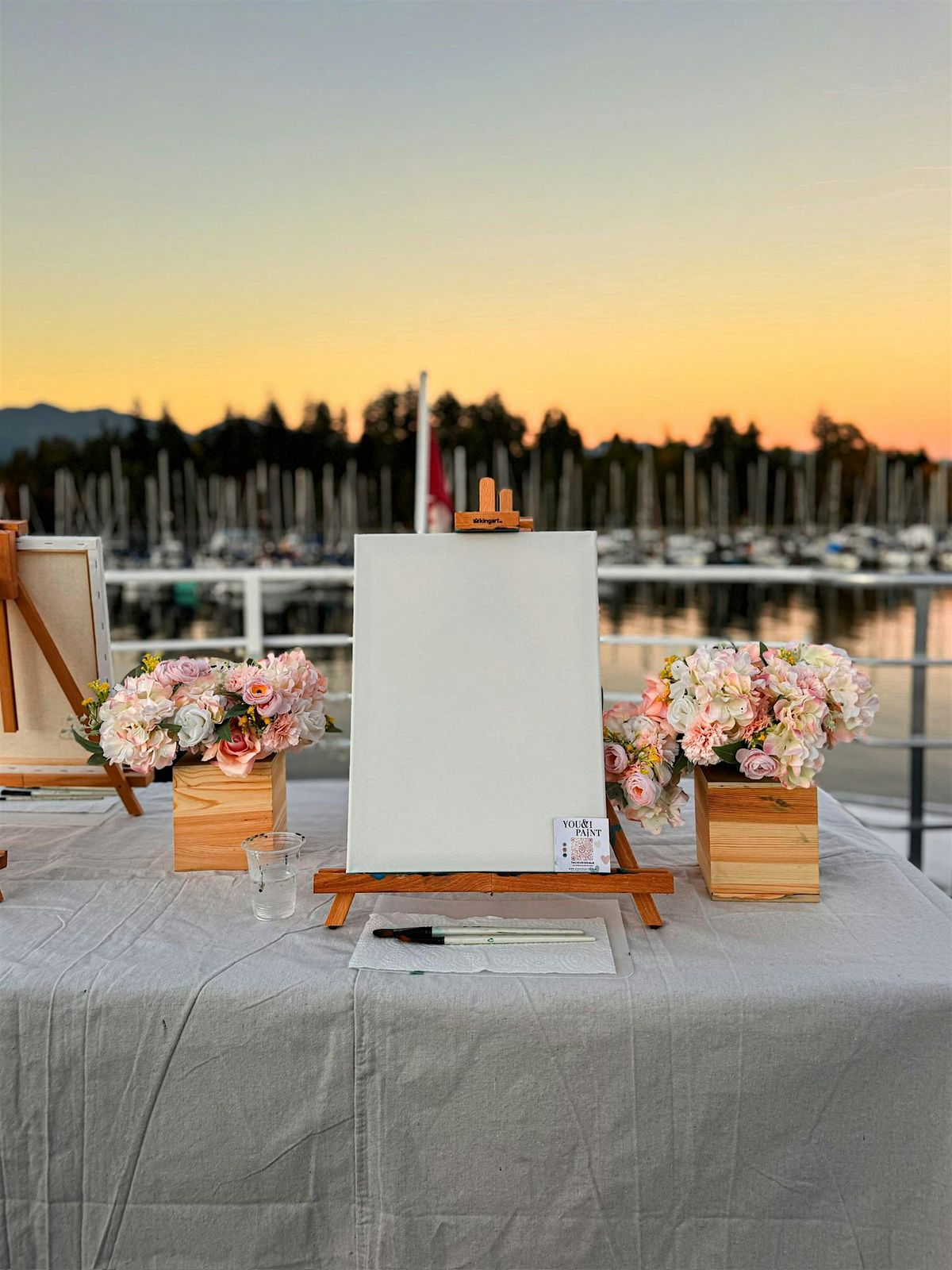 Paint & Wine by the Harbour - Dockside Experience - BC