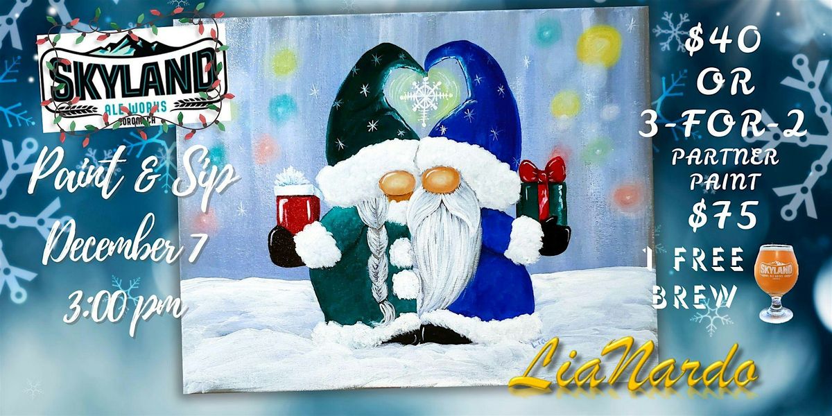 Brushes & Brews at Skyland Ale Works w\/LiaNardo Mobile Paint & Sip